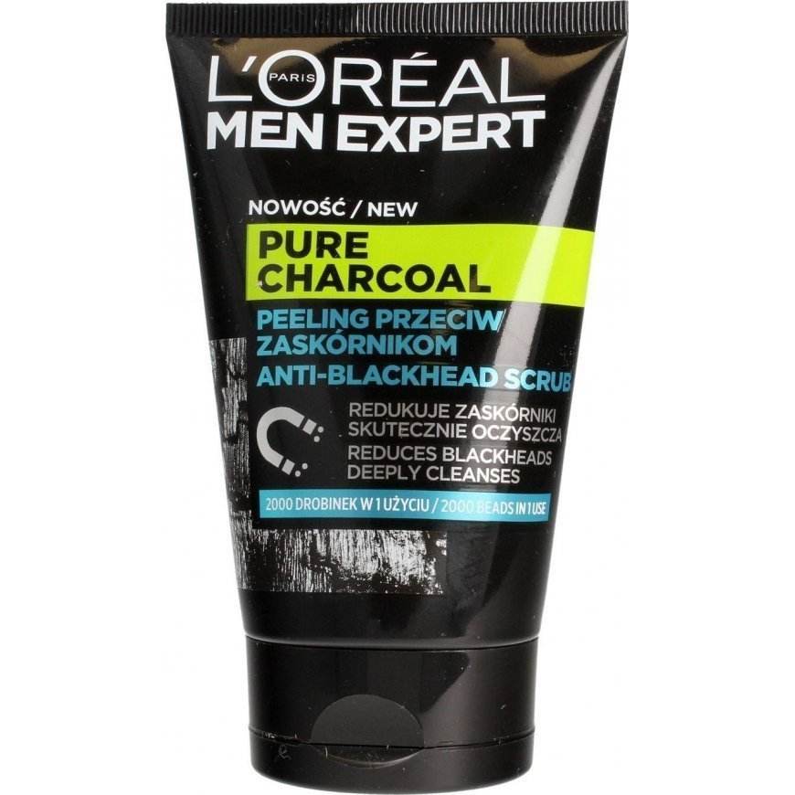 L'Oréal Men Expert Pure Charcoal face scrub against blackheads 100ml – 4