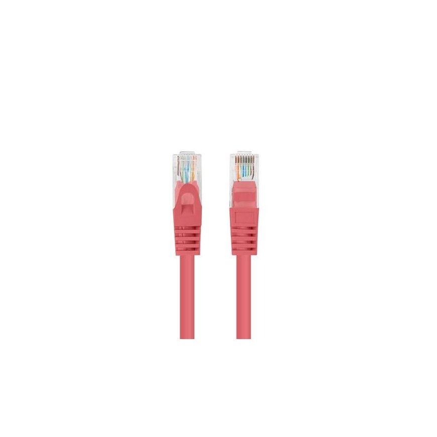 PATCHCORD KAT.6 UTP 1.5M Raudonas FLUKE PASSED LANBERG 10-PACK – 2