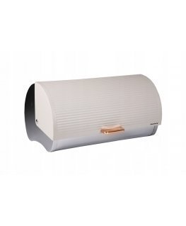 Bread box, steel, beige Klausberg, 39 x 28 x 18.5 cm. KB 7271