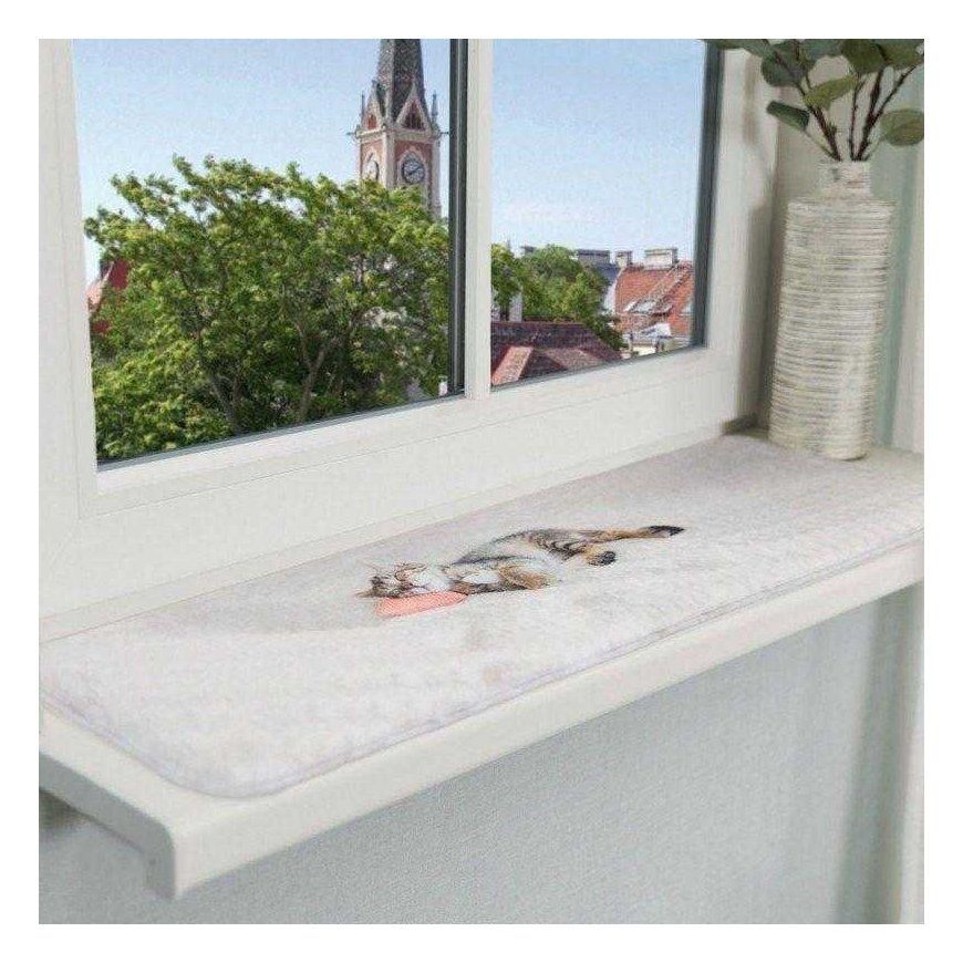 Trixie cat bed universal cat bed on the windowsill, 90x28 cm, gray – 2