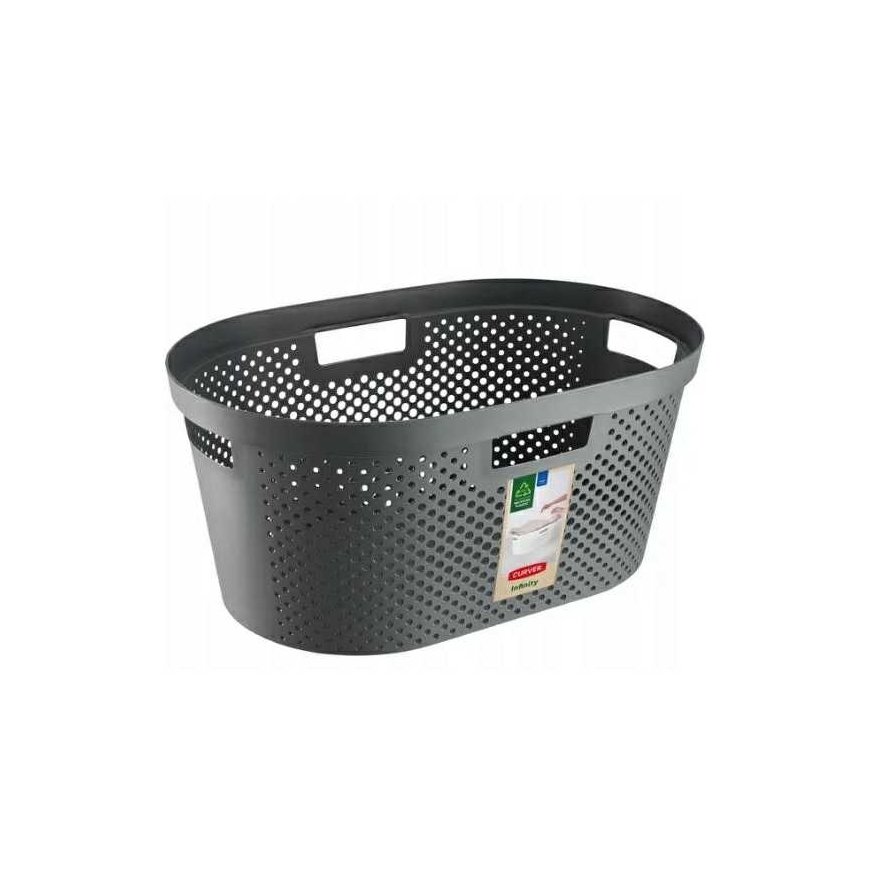 Curver / Keter CURVER RECYCLED BINNER BASKET 40L / DARK BALL