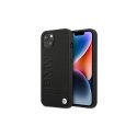 Case Case BMW BMHCP14XSLLBK iPhone 14 Pro Max 6.7 "black / black Leather Stamp Case Case BMW BMHCP14XSLLBK iPhone 14 Pro Max 6.7 "black / black Leather Stamp