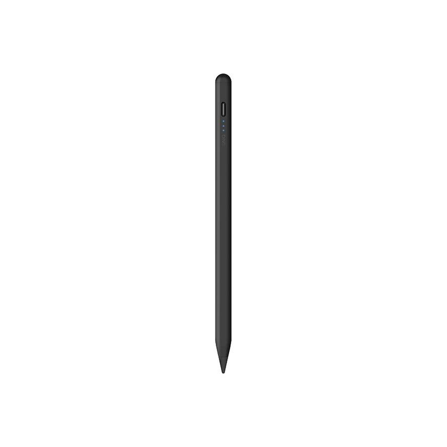 Uniq Pixo Lite Case with Magnetic Stylus for iPad Black/Graphite Black