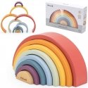 Viga Toys VIGA PolarB wooden rainbow puzzle creative Montessori blocks Viga Toys VIGA PolarB wooden rainbow puzzle creative Montessori blocks