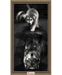 Beldizart Wolf inside 60х30 cm AM1870