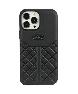 Audi genuine leather iPhone 13 Pro / 13 6.1" black/black hard case AU-TPUPCIP13P-Q8/D1-BK