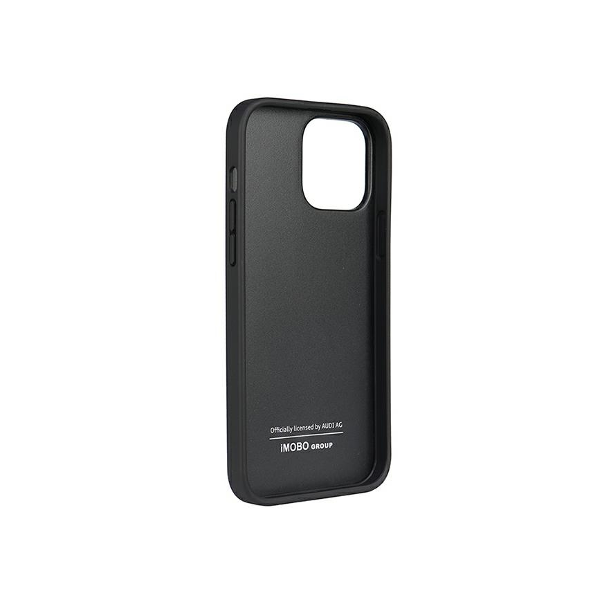 Audi tikros odos iPhone 13 Pro / 13 6.1" juodas/juodas kietas dėklas AU-TPUPCIP13P-Q8/D1-BK – 4