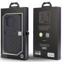 Audi genuine leather iPhone 13 Pro / 13 6.1" black/black hard case AU-TPUPCIP13P-Q8/D1-BK Audi genuine leather iPhone 13 Pro / 13 6.1" black/black hard case AU-TPUPCIP13P-Q8/D1-BK
