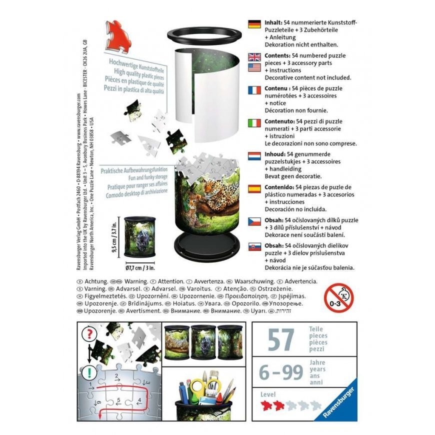 Ravensburger 11263 pusle 3D pusle 54 tk Fauna – 2
