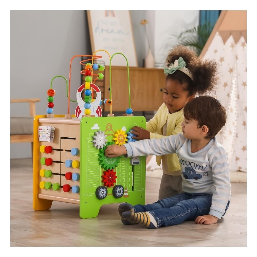 Wooden educational clock "Viga" – 4