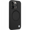 Case BMW BMHMP14LSILBK2 case for iPhone 14 Pro - black Signature Liquid Silicone MagSafe