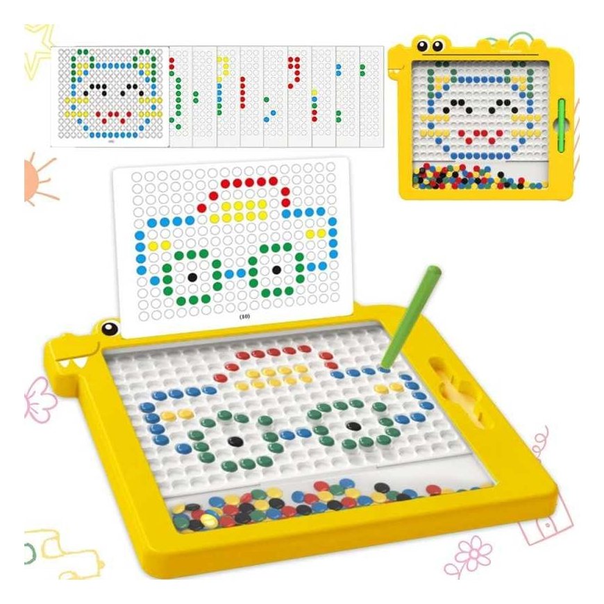 WOOPIE magnetinė lenta vaikams Montessori MagPad dinozauras – 2