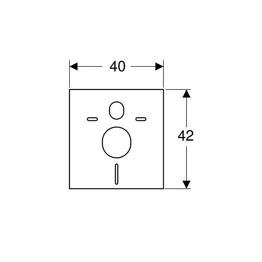 Geberit Insulating spacer for hanging bowl and bidet (156.050.00.1) – 4