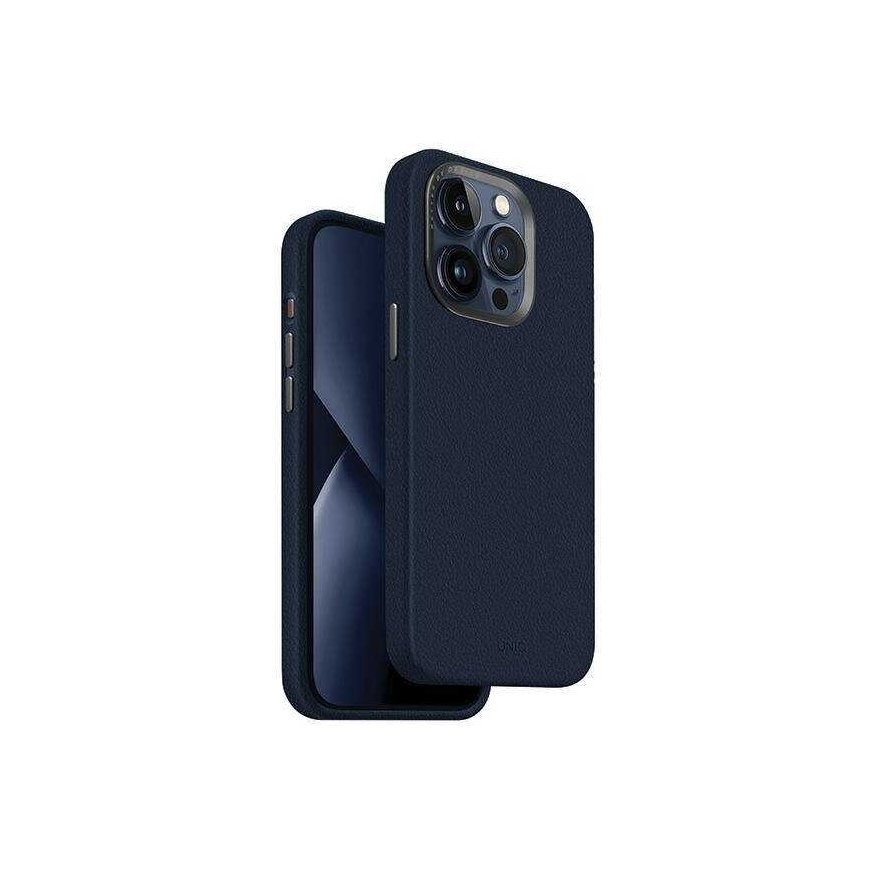Uniq Lyden iPhone 15 Pro 6.1" dėklas Magclick Charging tamsiai mėlynas/navy mėlynas – 5