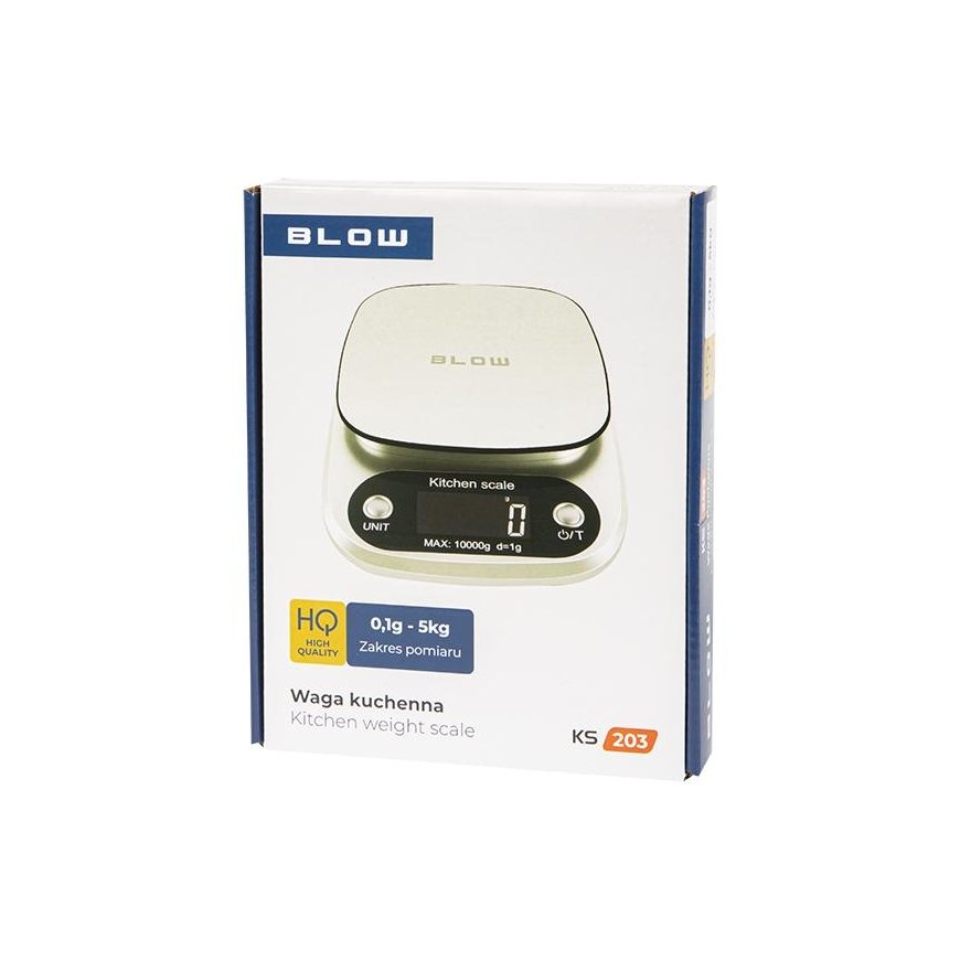 Blow Kitchen scales KS203 silver 5kg – 3