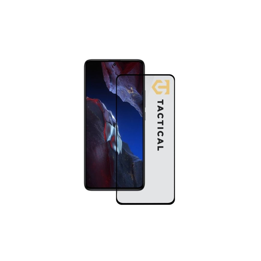 Tactical Glass Shield 5D for Poco F5 Pro 5G Black