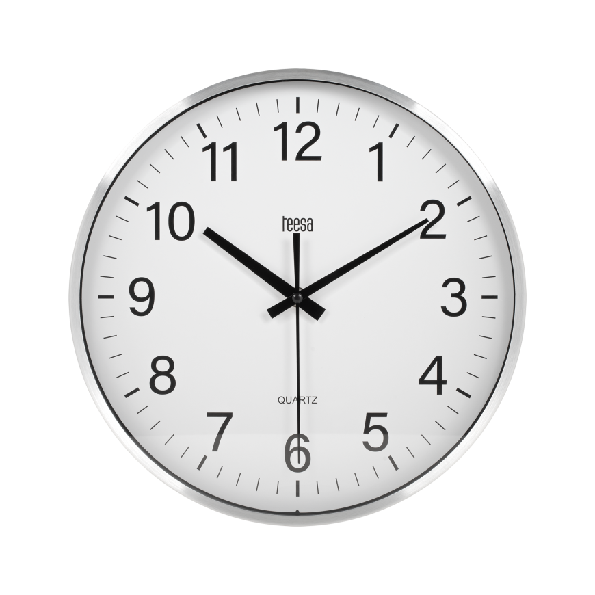 Teesa Wall clock 30 cm silver – 2
