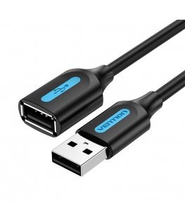 USB 2.0 male to female extension cable Vention CBIBG 1.5m Black PVC