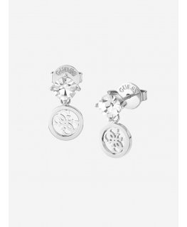 GUESS JUBE02154JWRHT/U auskarai Lašo formos ir kabantys auskarai Nerūdijančiojo plieno Sidabras