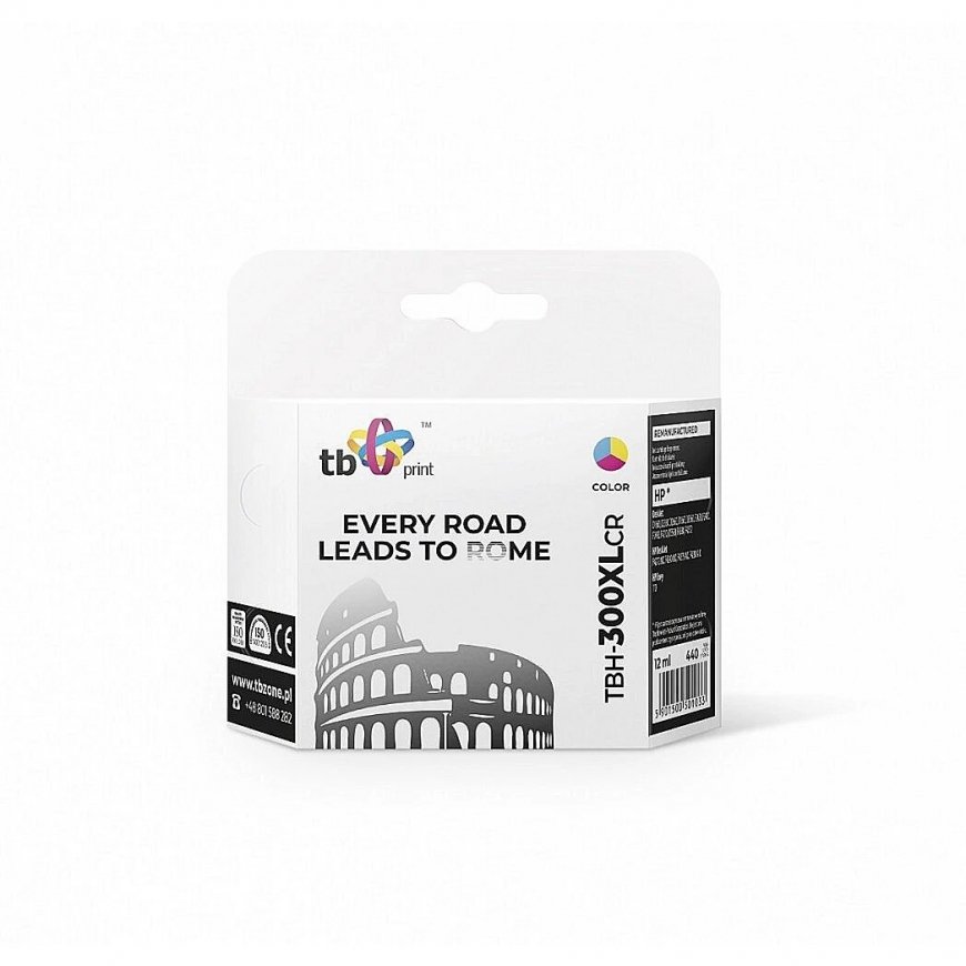 Ink for HP DJ F2420 Color remanufactured TBH-300XLCR – 2