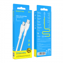 Borofone BX51 Lightning to USB-C cable 3A | 12W white