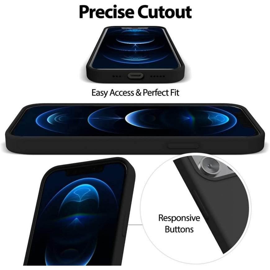 Case Mercury Silicone case Samsung S906 S22 Plus 5G black – 5