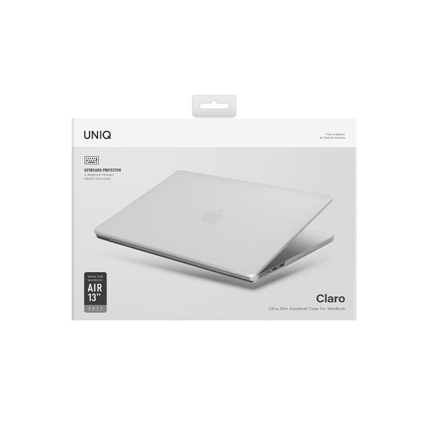 Uniq Unikalus dėklas Claro MacBook Air 13 (2022) skaidrus/dove matinis skaidrus – 3