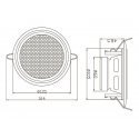 Blow Lubinis garsiakalbis WS-135 100mm 15W/8ohm Blow Lubinis garsiakalbis WS-135 100mm 15W/8ohm
