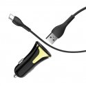 Hoco Z31 Car charger + Micro USB cable 2xUSB QC3.0 18W Hoco Z31 Car charger + Micro USB cable 2xUSB QC3.0 18W