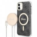 Zestaw Guess GUBPN61H4EACSK Case+Charger iPhone 11 6,1" czarny|b Zestaw Guess GUBPN61H4EACSK Case+Charger iPhone 11 6,1" czarny|b