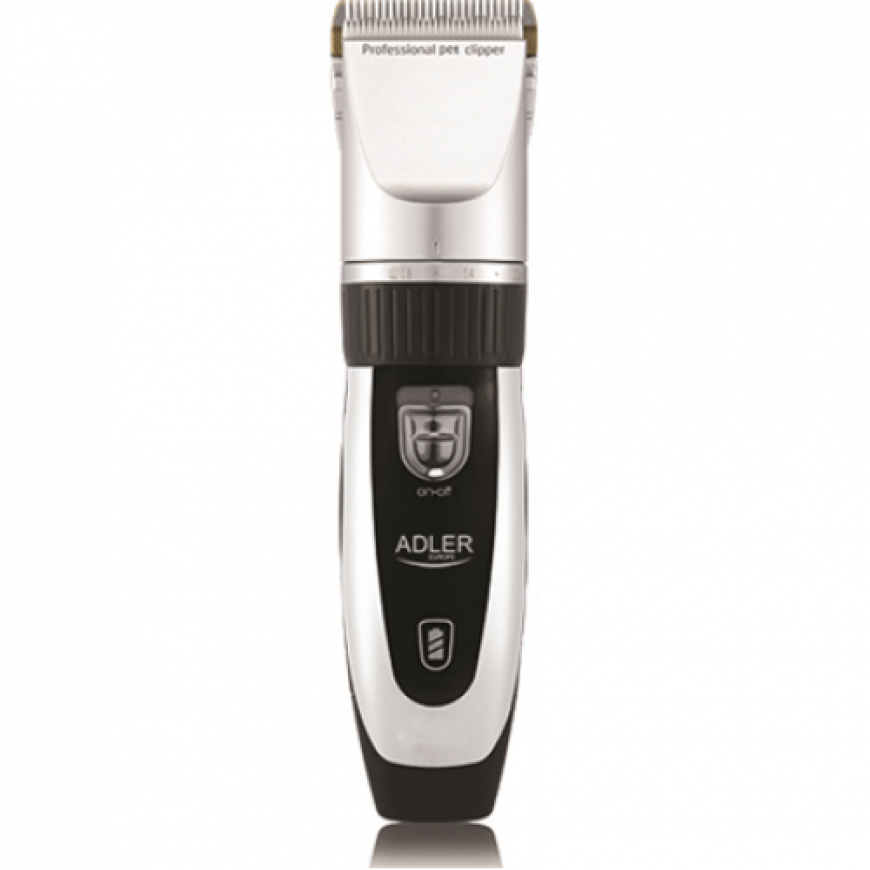 Adler Hair clipper for pets AD 2823 Sidabrinis