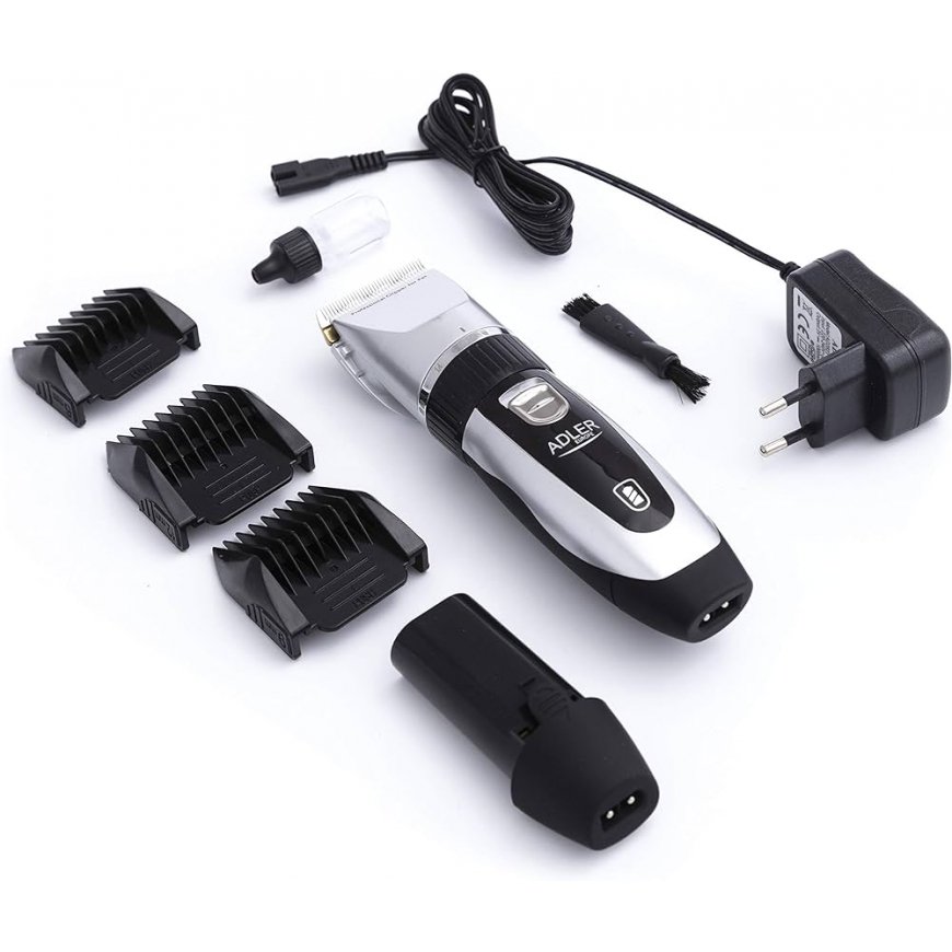 Adler Hair clipper for pets AD 2823 Silver – 25