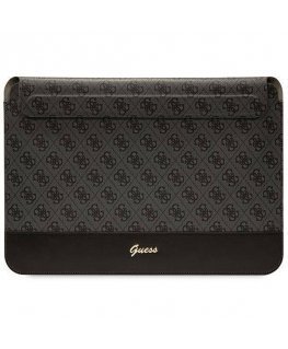 Guess Sleeve GUCS14PS4SGK 14" czarny| black 4G Stripe Metal Logo