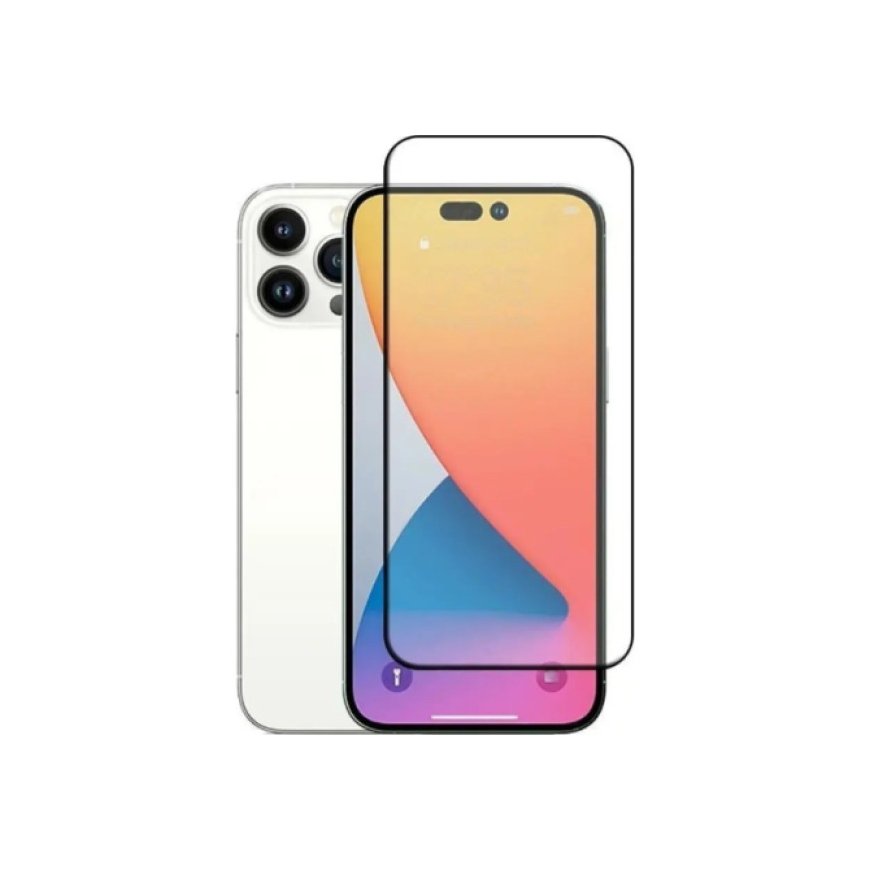 Fusion Double tempered glass for Apple iPhone 14 Pro Max black