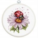 luca S Counted Cross Stitch Kit with Bow Included "Field Flower" SBC231 luca S Counted Cross Stitch Kit with Bow Included "Field Flower" SBC231