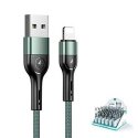 USAMS Kabel pleciony U55 2A micro USB 1szt. for set U55 zielony| USAMS Kabel pleciony U55 2A micro USB 1szt. for set U55 zielony|