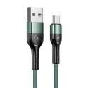 USAMS Kabel pleciony U55 2A micro USB 1szt. for set U55 zielony| USAMS Kabel pleciony U55 2A micro USB 1szt. for set U55 zielony|