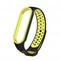 Beline pasek Mi Band 7|6|5 czarny-zielony|black-green Design Beline pasek Mi Band 7|6|5 czarny-zielony|black-green Design