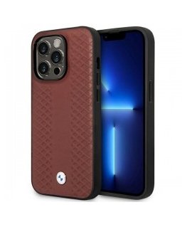 Etui BMW BMHMP14L22RFGR iPhone 14 Pro 6,1" burgundowy|burgundy L