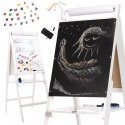 RoGer XXL Two-sided Chalk and Magnetic Wooden Board + Educational accessories RoGer XXL Two-sided Chalk and Magnetic Wooden Board + Educational accessories