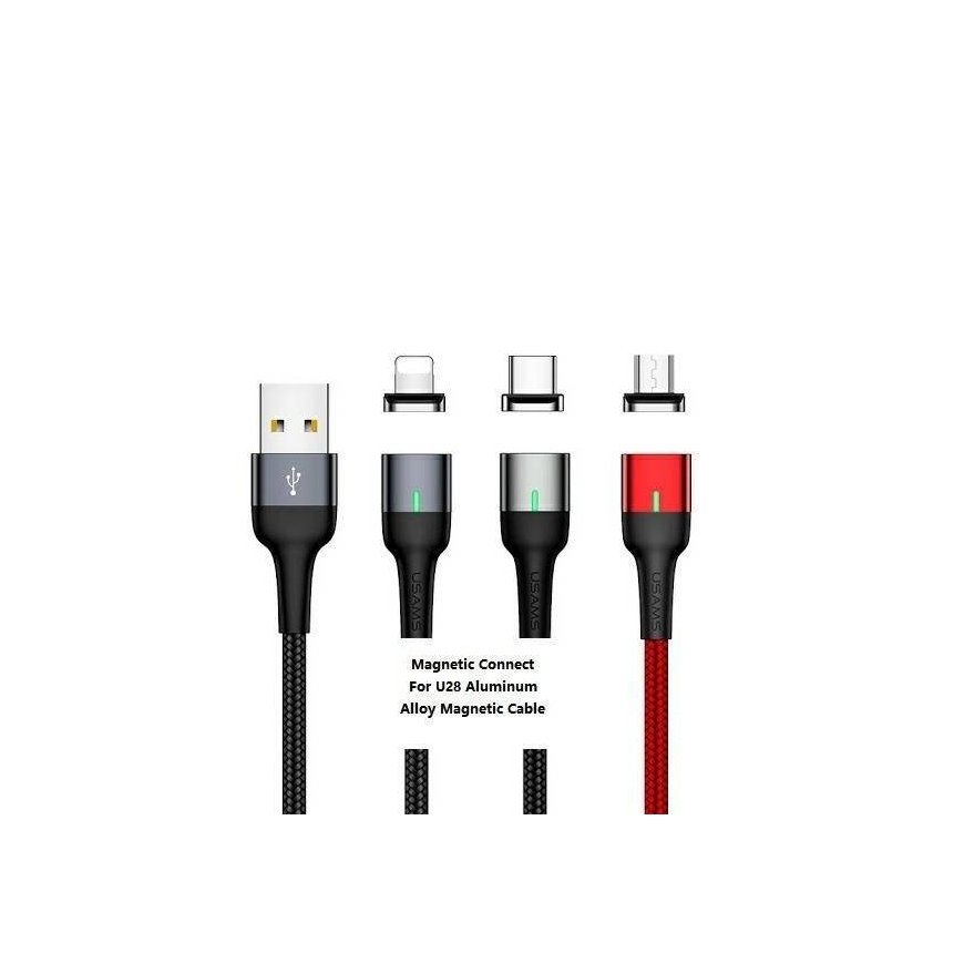 USAMS U28 Lightning Magnetic Adapter|Connector (Bulk)