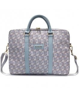 Guess Torba GUCB15HGCFSEB 16" niebieski|blue GCube Stripes