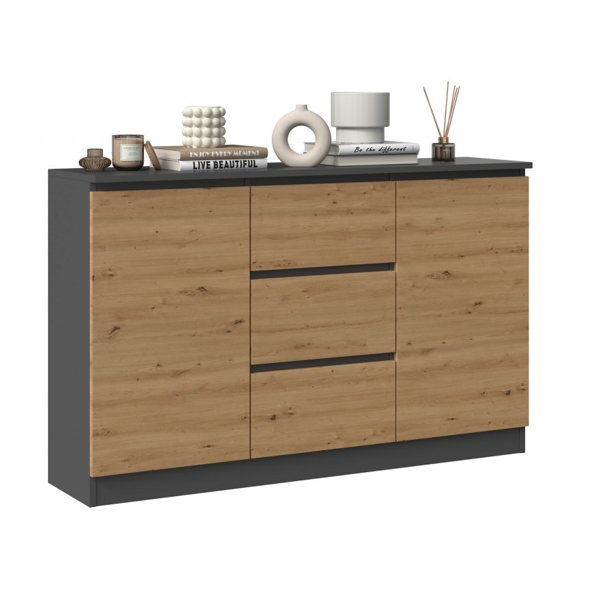 Topeshop 2D3S ANT/ART KPL kumode