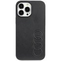 Audi Synthetic Leather iPhone 13 Pro Max 6.7" czarny|black hardc Audi Synthetic Leather iPhone 13 Pro Max 6.7" czarny|black hardc
