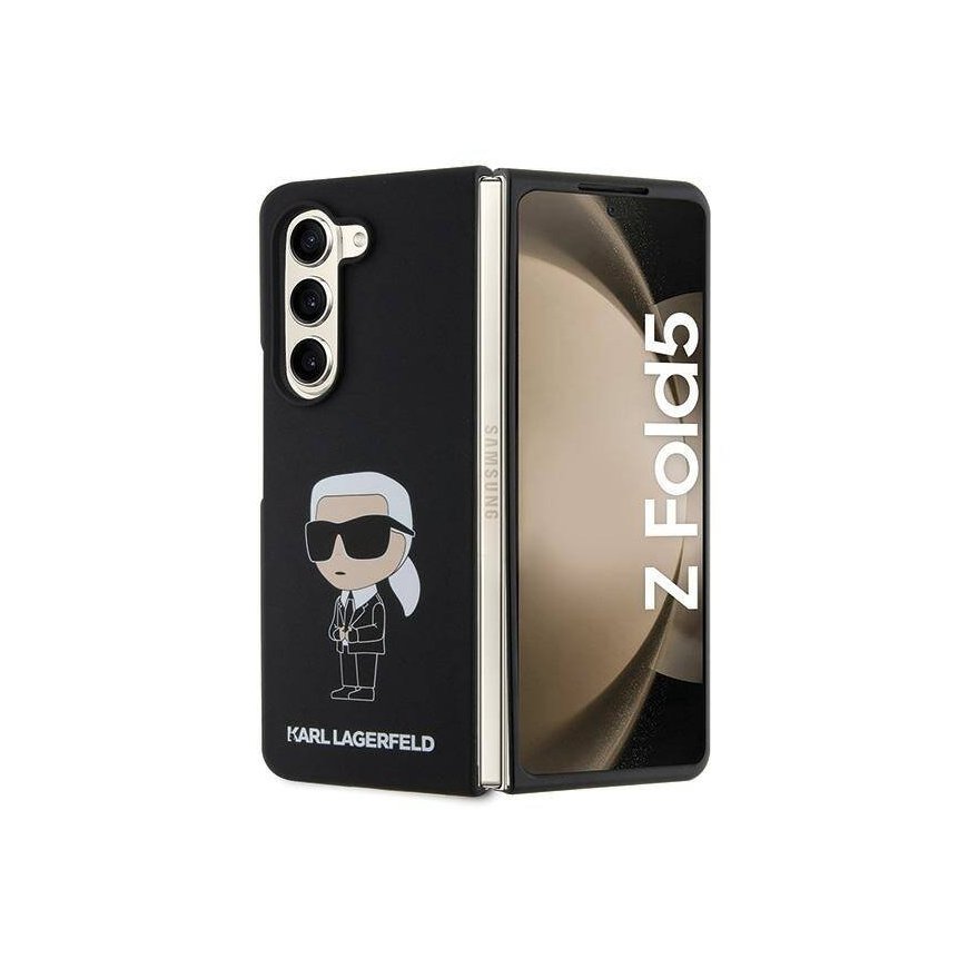 Karl Lagerfeld KLHCZFD5SAPKINPK Z Fold5 F946 hardcase czarny|bla