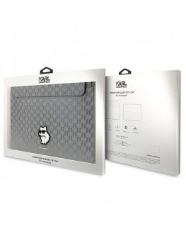Karl Lagerfeld Sleeve KLCS14SAKHPCG 14" srebrny|silver Saffiano
