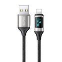USAMS Kabel pleciony U78 lightning 1.2m LED 2.4A Fast Charging s USAMS Kabel pleciony U78 lightning 1.2m LED 2.4A Fast Charging s