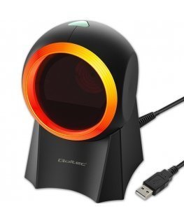 Qoltec 50857 Vadu darbvirsmas svītrkodu skeneris 1D | 2D