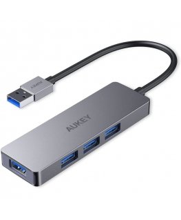 AUKEY CB-H36 interface hub USB 2.0 5000 Mbit/s Silver