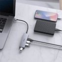 AUKEY CB-H36 interfeisa centrmezgls USB 2.0 5000 Mbit/s Sudrabs AUKEY CB-H36 interfeisa centrmezgls USB 2.0 5000 Mbit/s Sudrabs